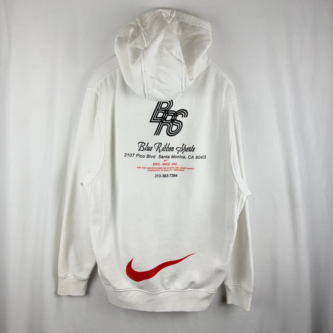 (105) 나이키 BRS 빅스우시 기모 후드티 화이트 상품이미지6