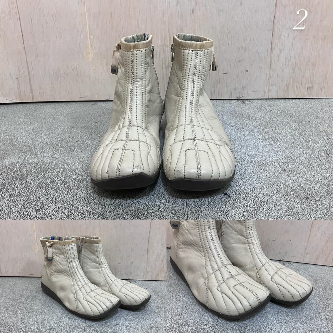 [직수입] 빈티지 diesel 레더 앵클 부츠 상품이미지1