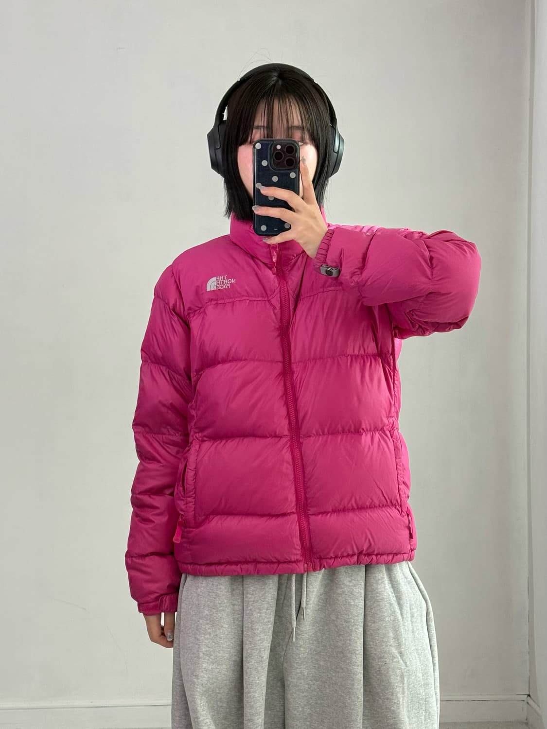 노스페이스 핑크 패딩 상품이미지1