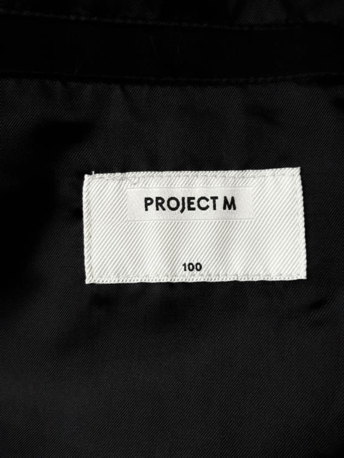 [새상품] 프로젝트엠 남성 블루종 자켓 블랙 105 상품이미지6