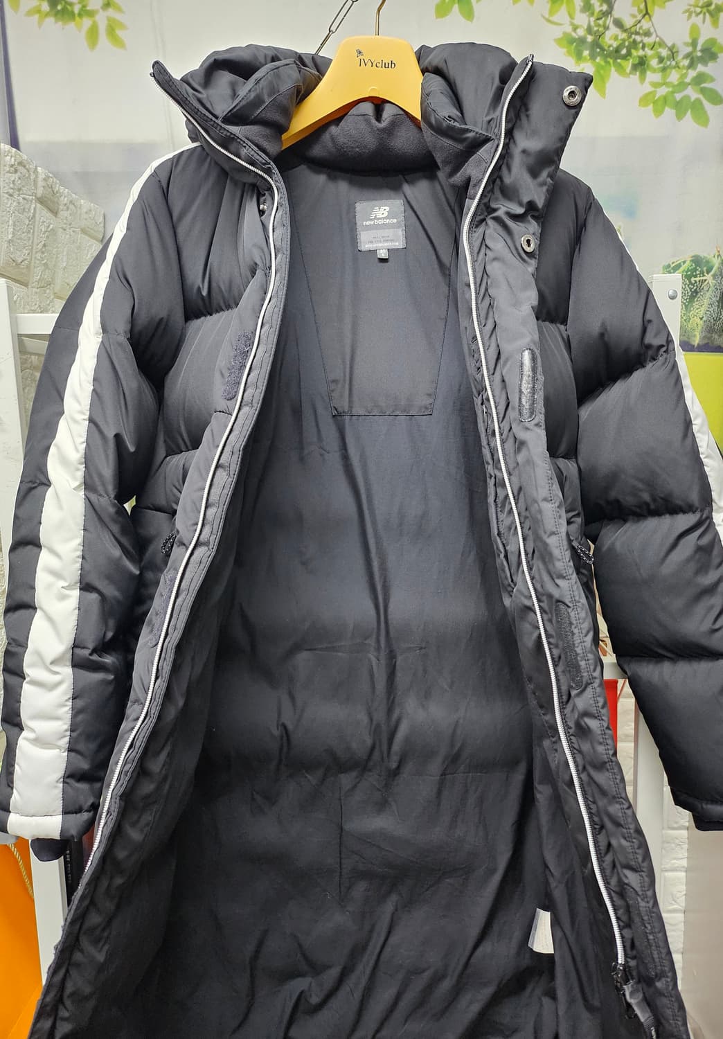 뉴발란스 롱패딩 퍼포먼스챌린지 S 90 남녀공용 롱다운 XD66 상품이미지4