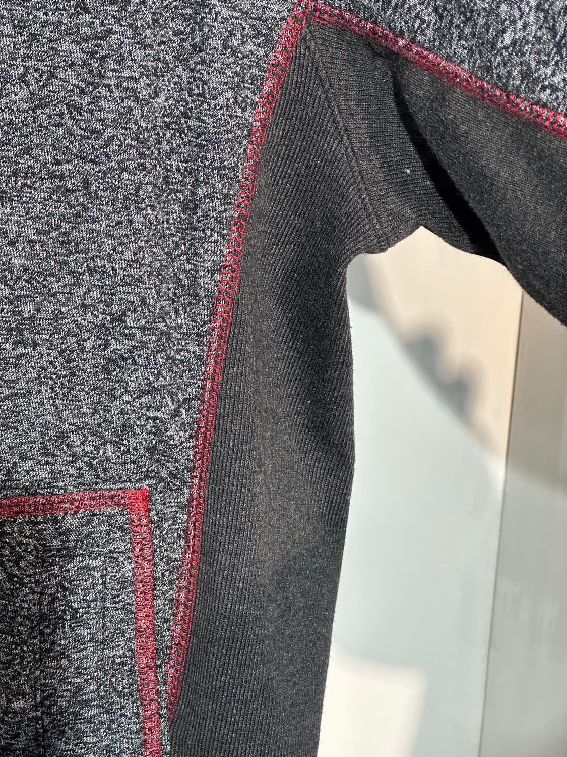 레드 스티치 투웨이 집업 상품이미지6