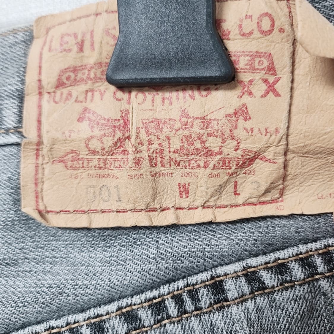 [33] 리바이스 USA 501 흑청바지 블랙진 상품이미지3