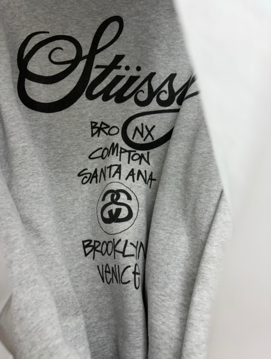 스투시 정품 월드투어 후드집업 S 상품이미지3