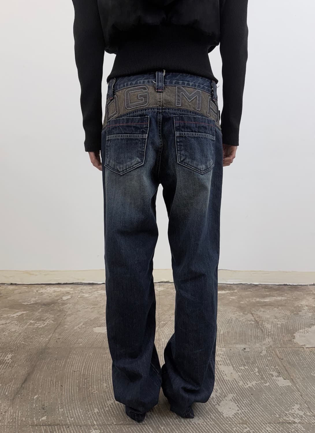 도그마엑스 DGMA PATCHD SEMI BAGGY DENIM S 상품이미지2