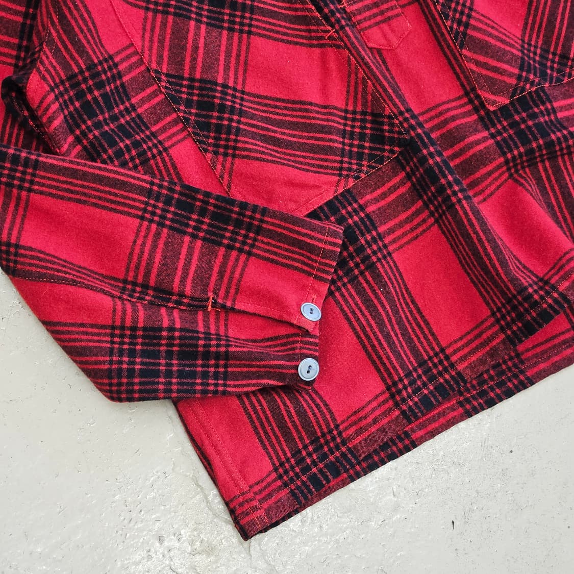 STUBBORN PHERROW'S 페로우즈 울 풀오버 셔츠 유니온메이드 상품이미지4