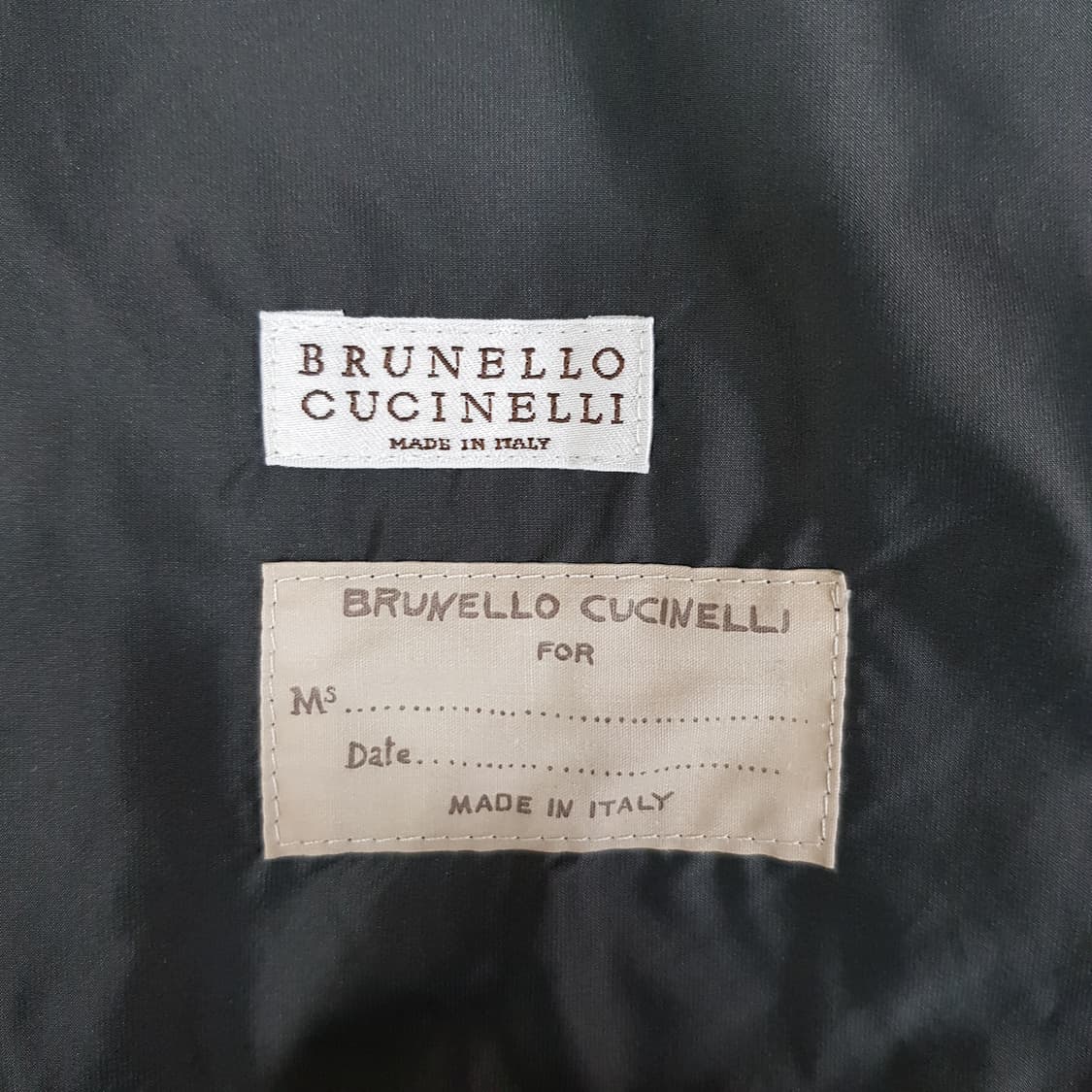 브루넬로쿠치넬리 실크 혼방 후드 롱 자켓 40사이즈 상품이미지6