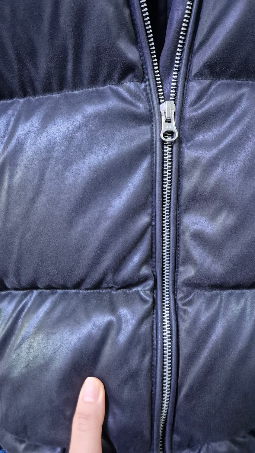 le 크랙레더패딩 상품이미지10