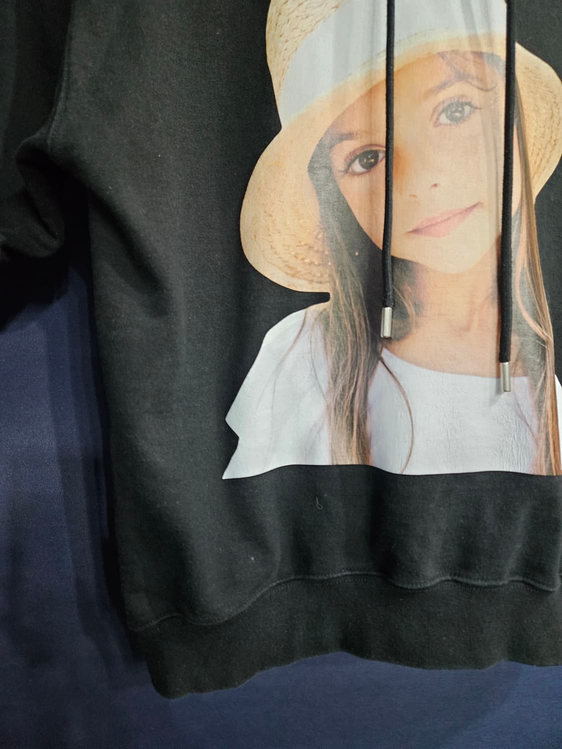 아크메드라비 프린팅 블랙 남성 오버핏 95~100 후드티  상품이미지6