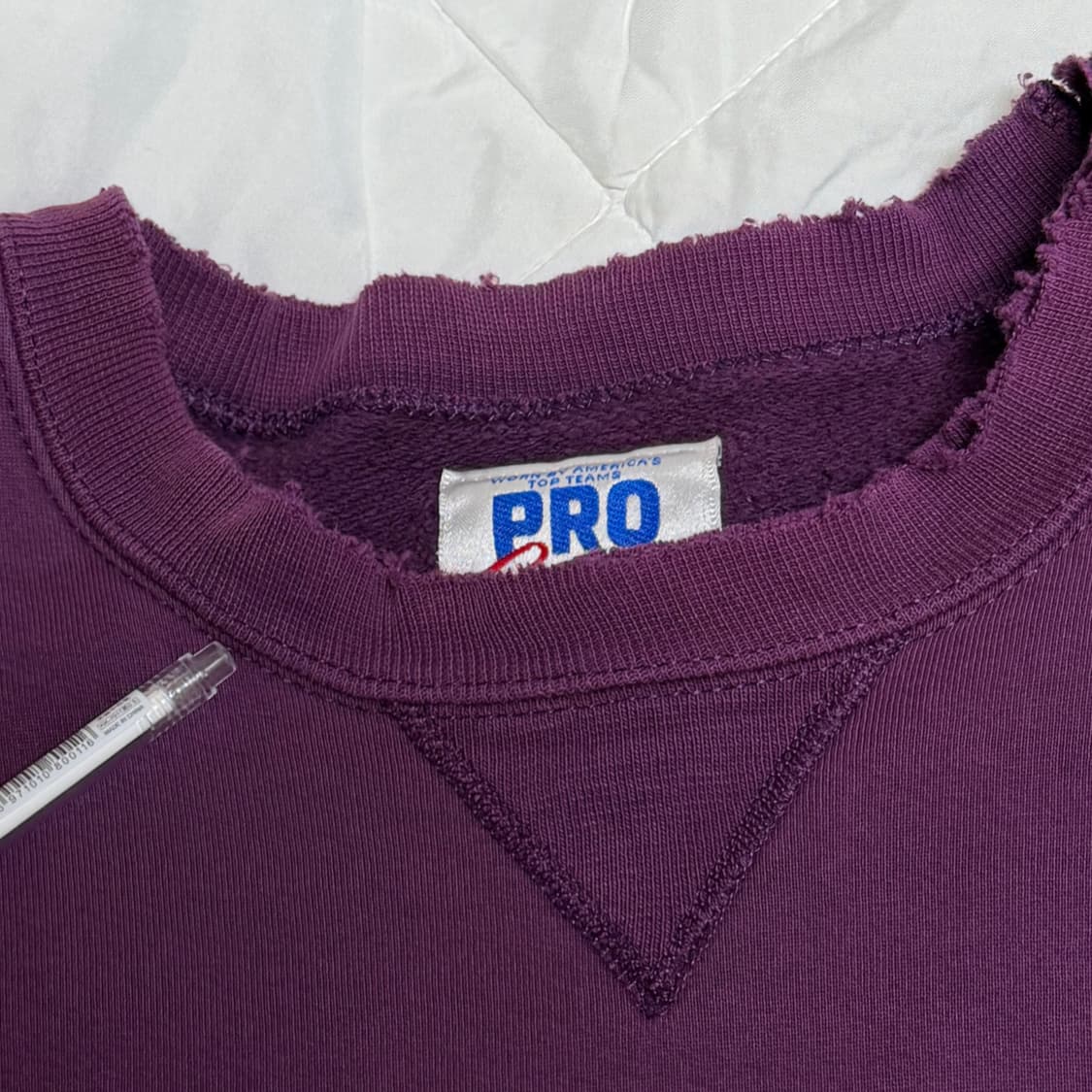 90s Russell pro sweat purple XXL USA 상품이미지4