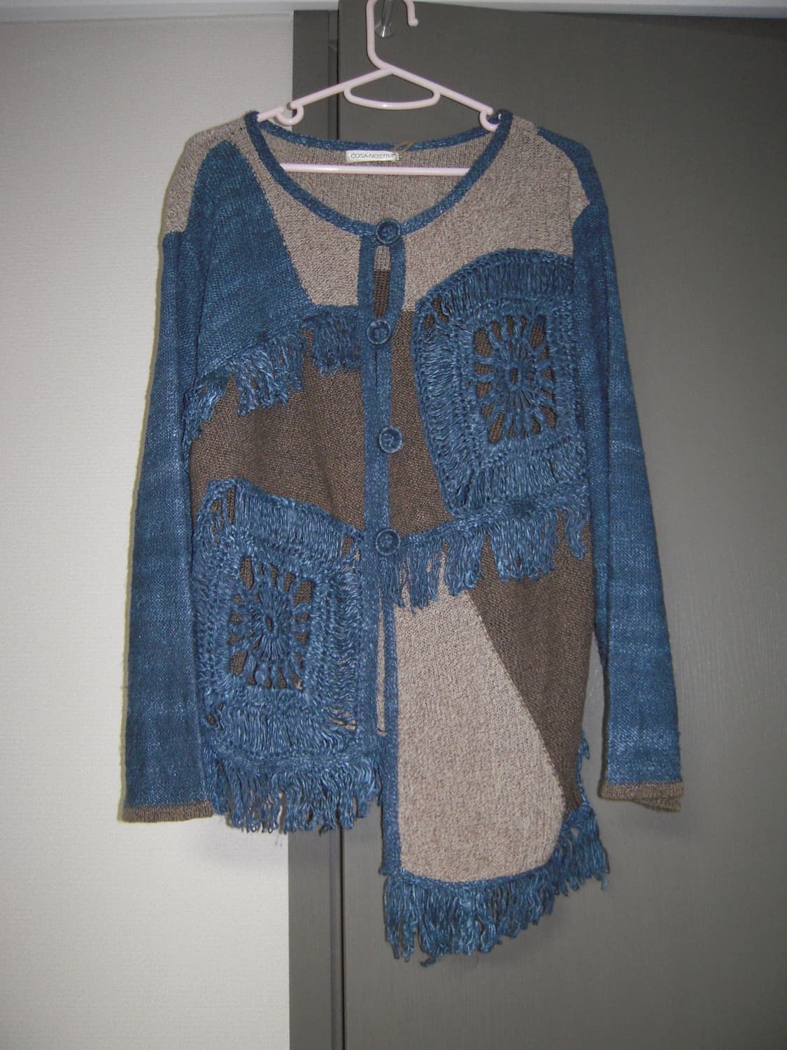 unbal knit cardigan 상품이미지1