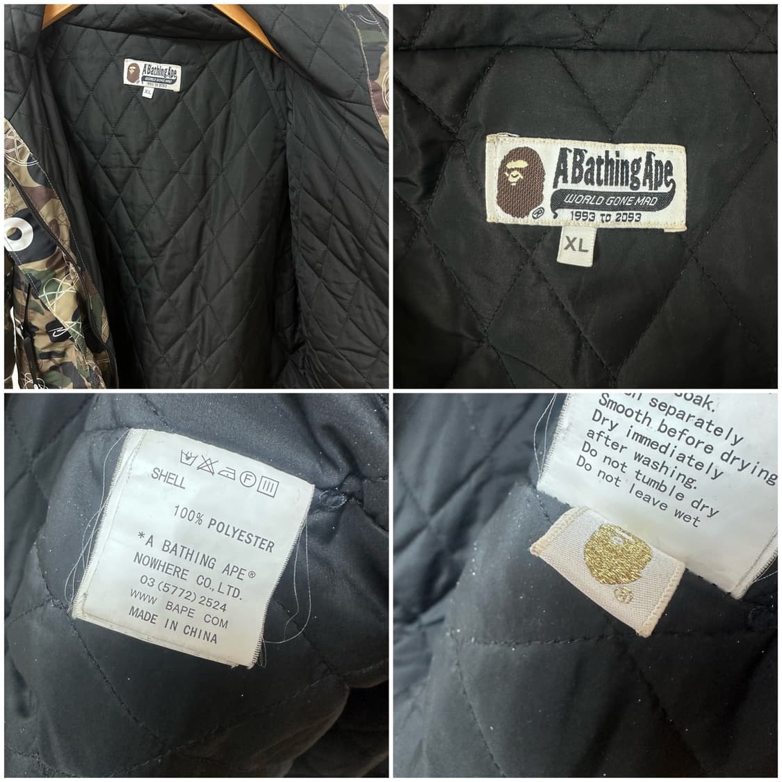 베이프 푸츄라 그래피티 카모플라쥬 후드 자켓 XL(100) J31 상품이미지9