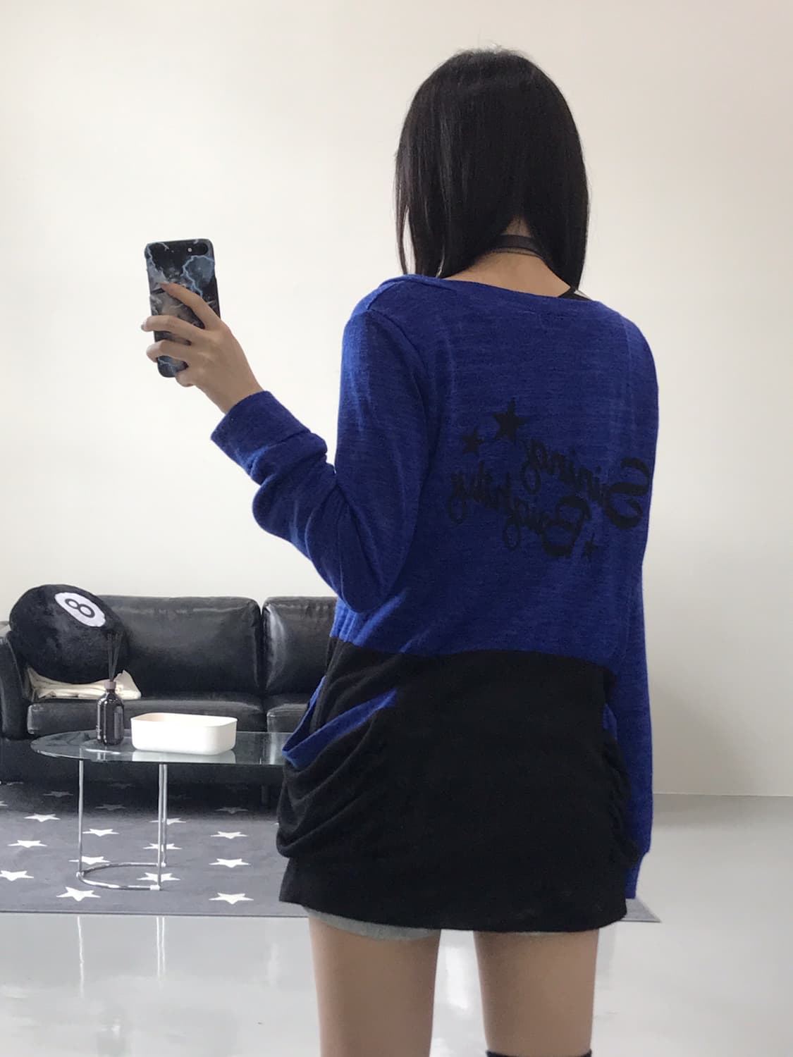 Jpn Blue Y2k Cardigans 상품이미지3
