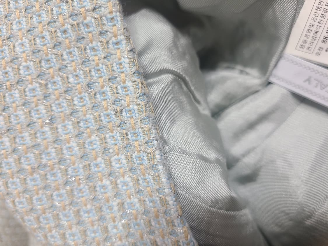 MINE 트위드 자켓 하늘색(55) 상품이미지9