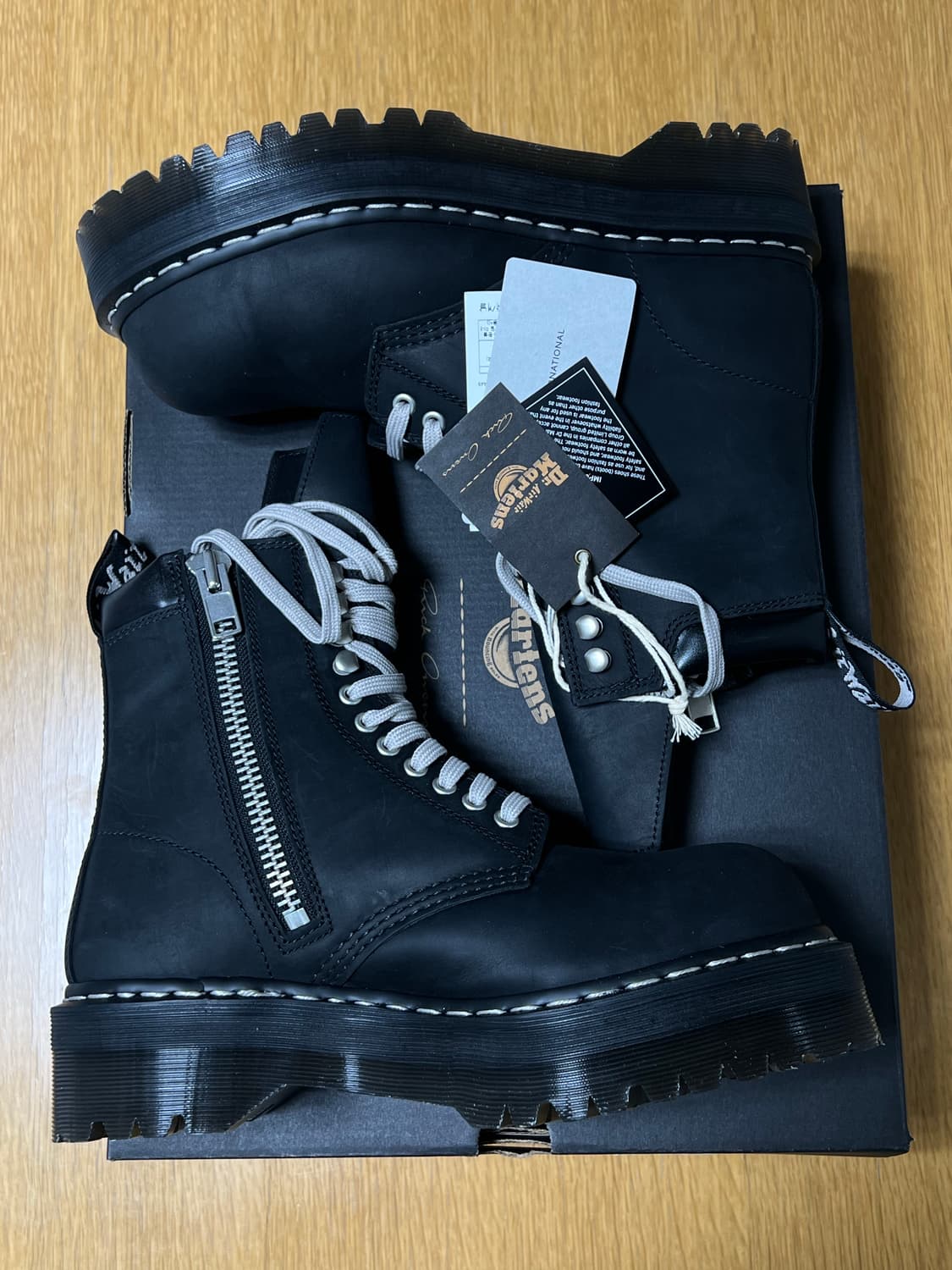 [270]릭오웬스 닥터마틴 쿼드 솔 스틸토  상품이미지2