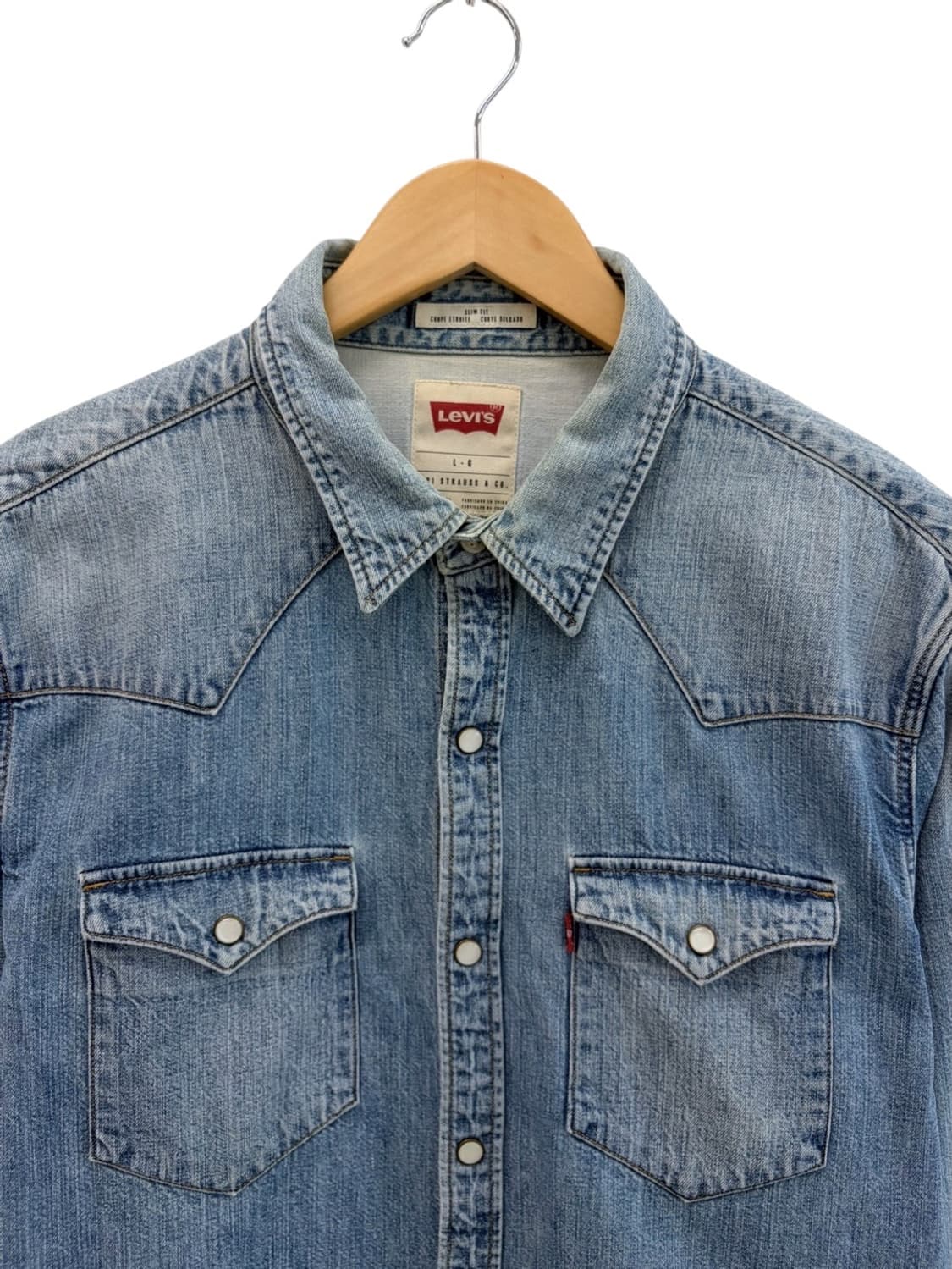 리바이스 샴브레이 셔츠 (L)  상품이미지2