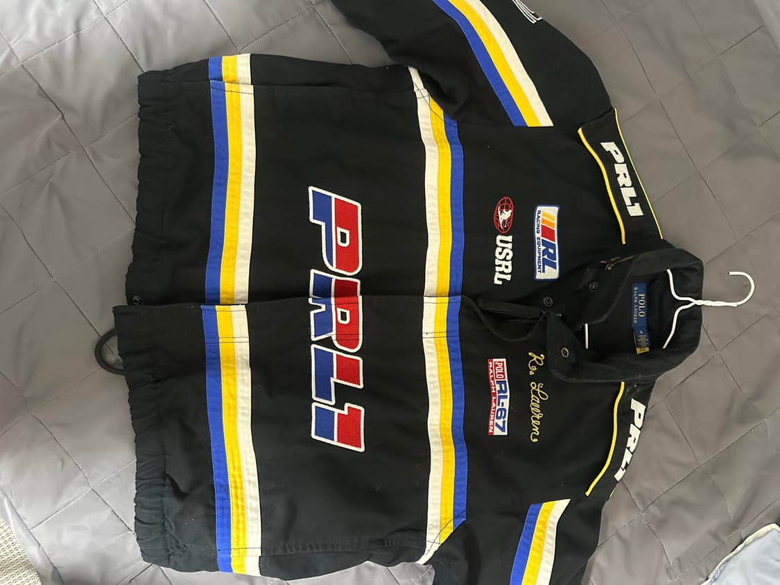 폴로 PRL1 폴로 레이싱 멀티 패치 하이넥 자켓 상품이미지1