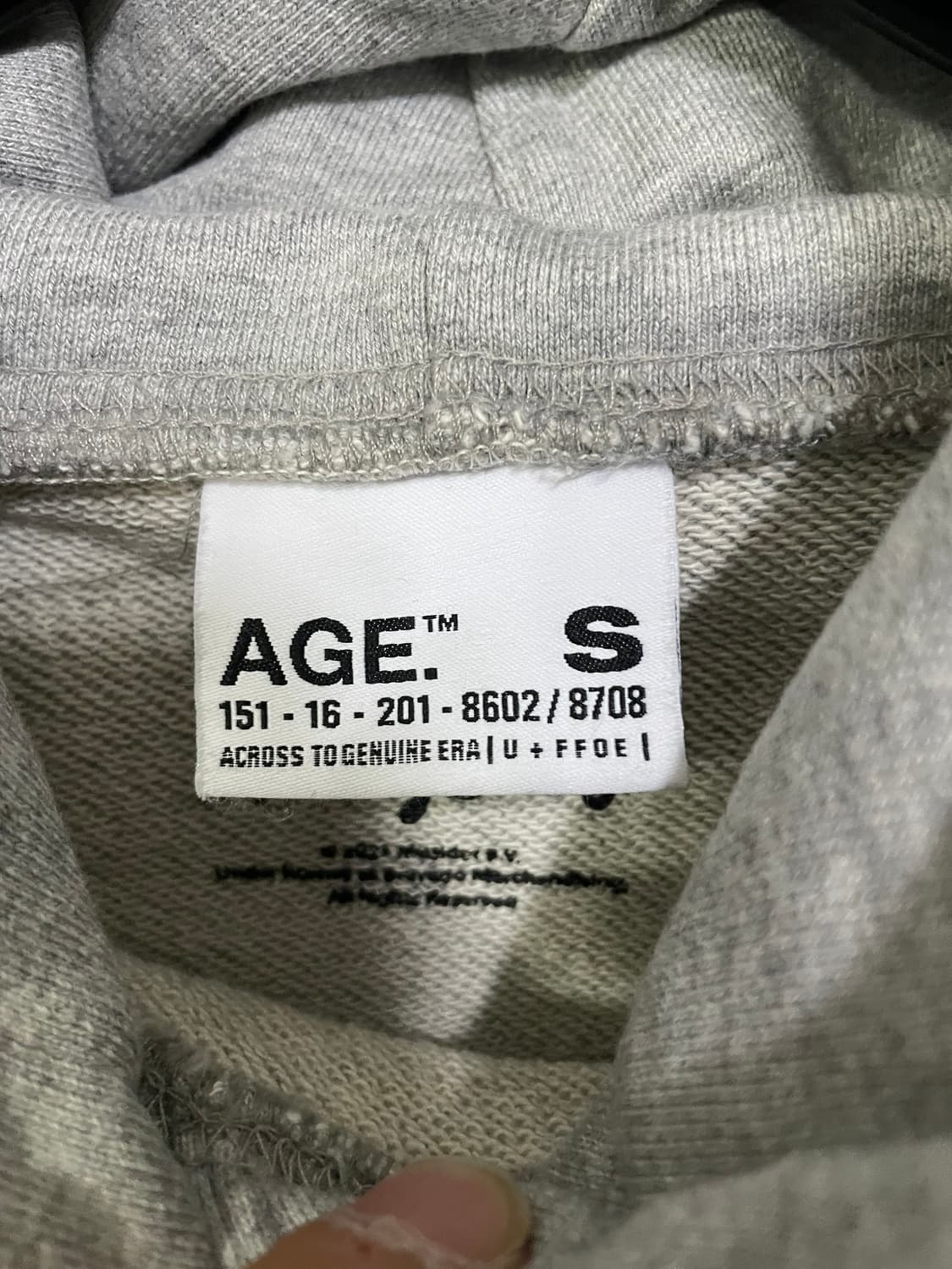 롤링스톤즈 드래곤 프린팅 후드티 그레이 상품이미지5