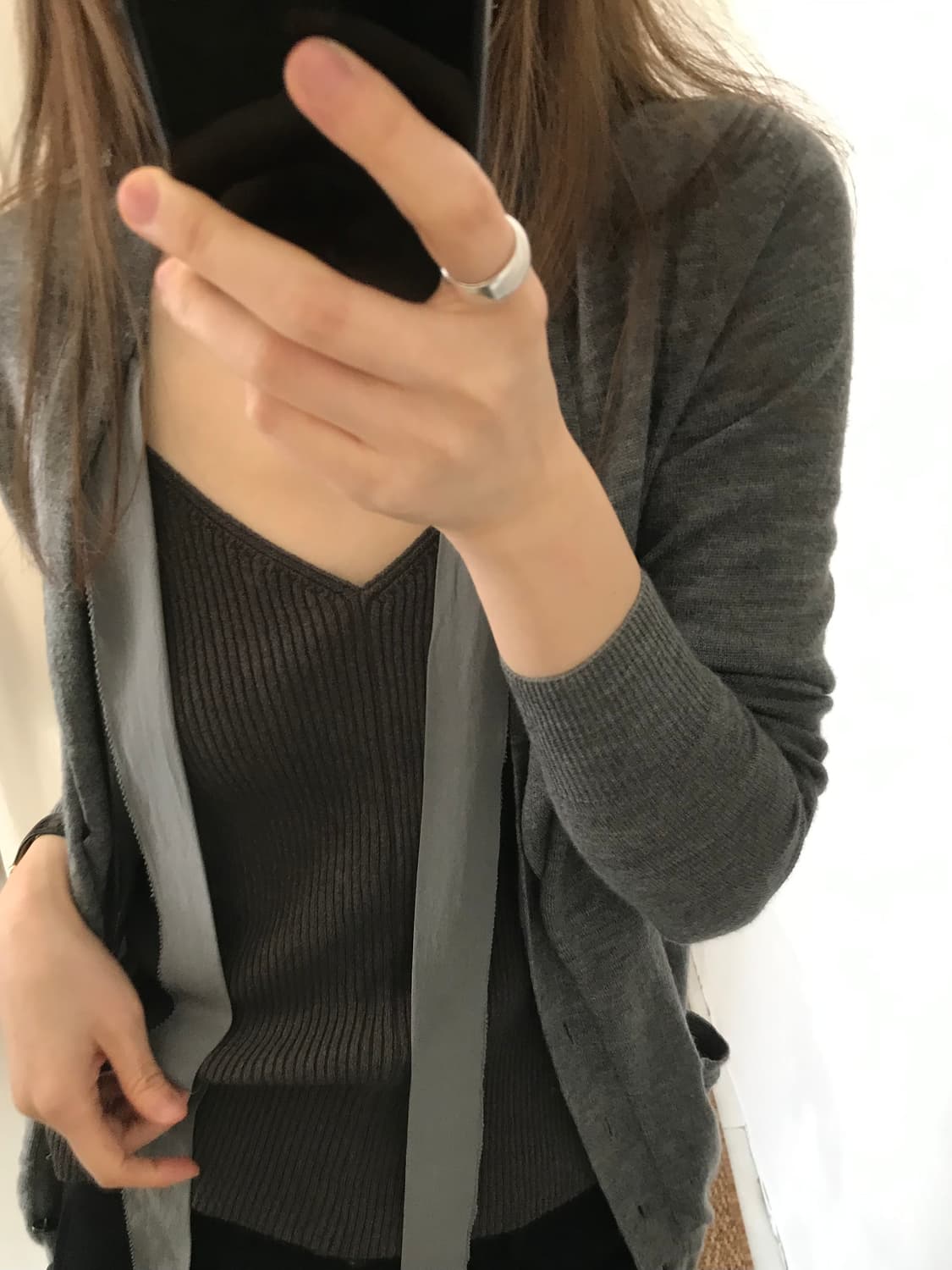 silk strap cardigan 상품이미지3
