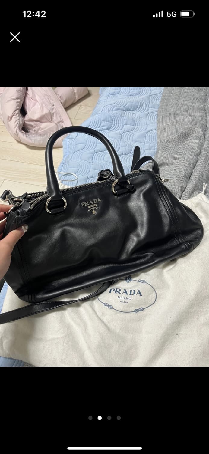 프라다 가죽 토트백 상품이미지2