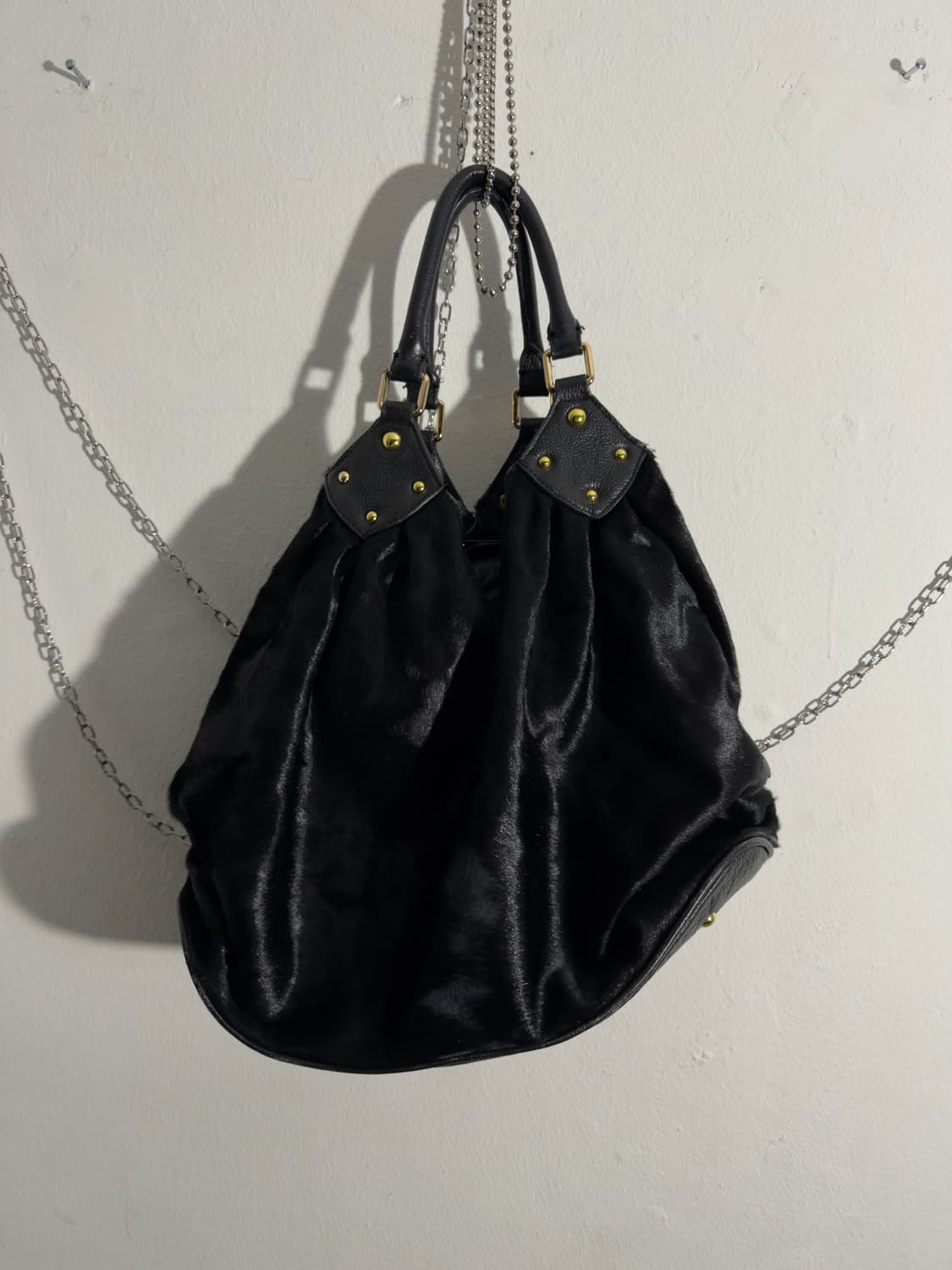 이탈리안 송치 골드 스터드버클 헬멧 백 상품이미지5