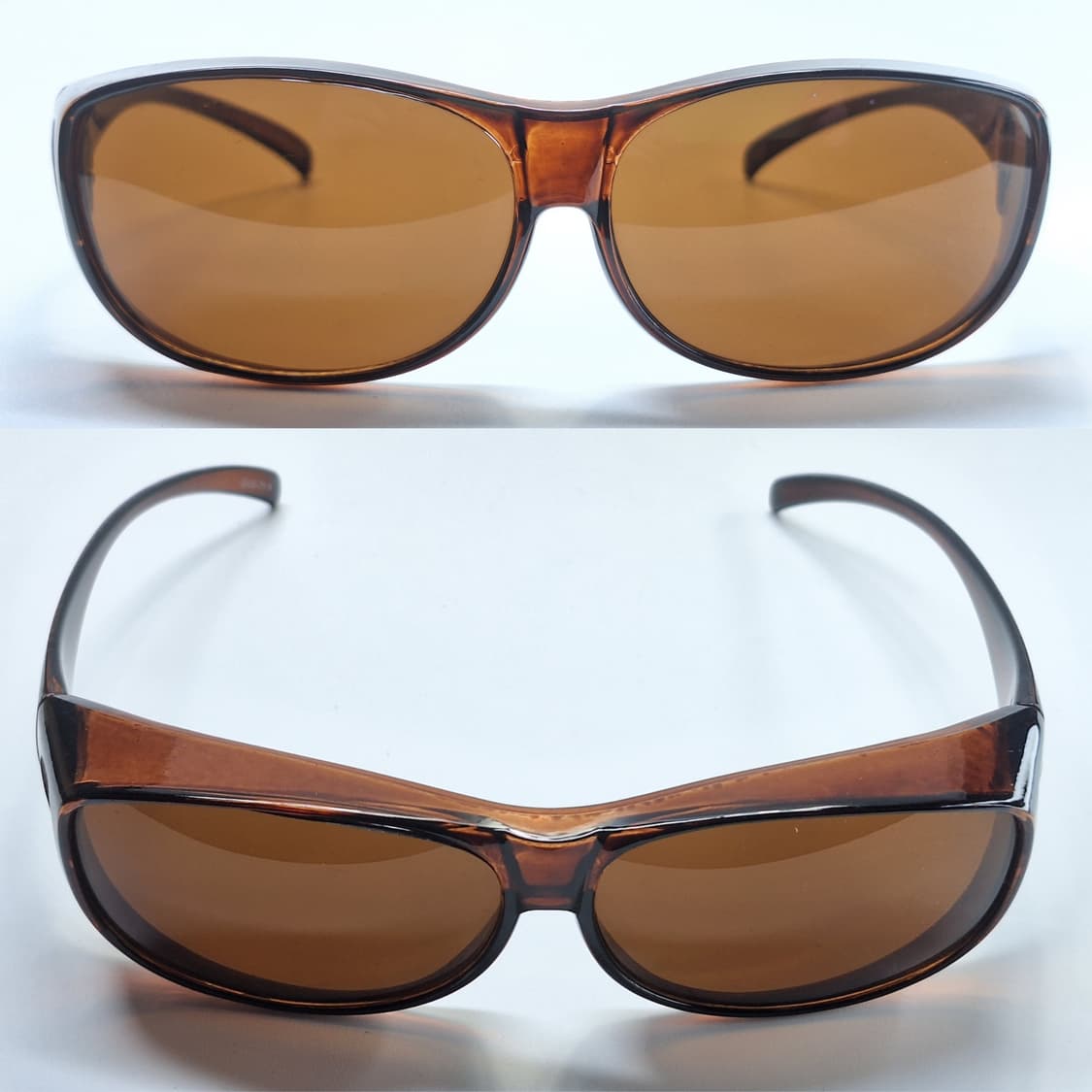 00s 일본 빈티지/브라운 고글형 선글라스 DGS-73K 스포티룩 레트로 상품이미지9