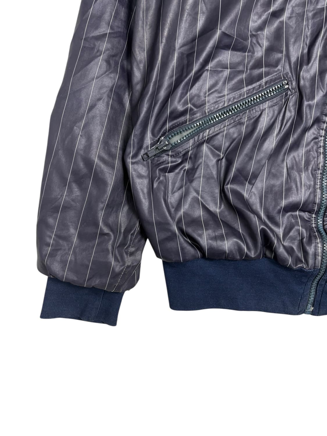 라코스테 스트라이프 봄버 자켓 상품이미지2