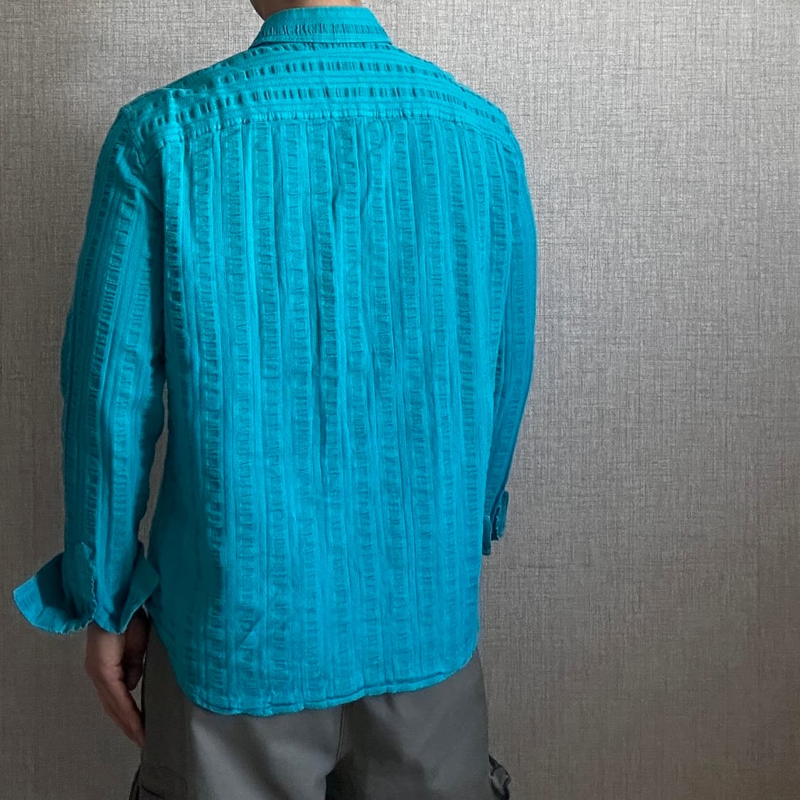 아르마니 익스체인지 스카이 텍스쳐 셔츠 상품이미지4