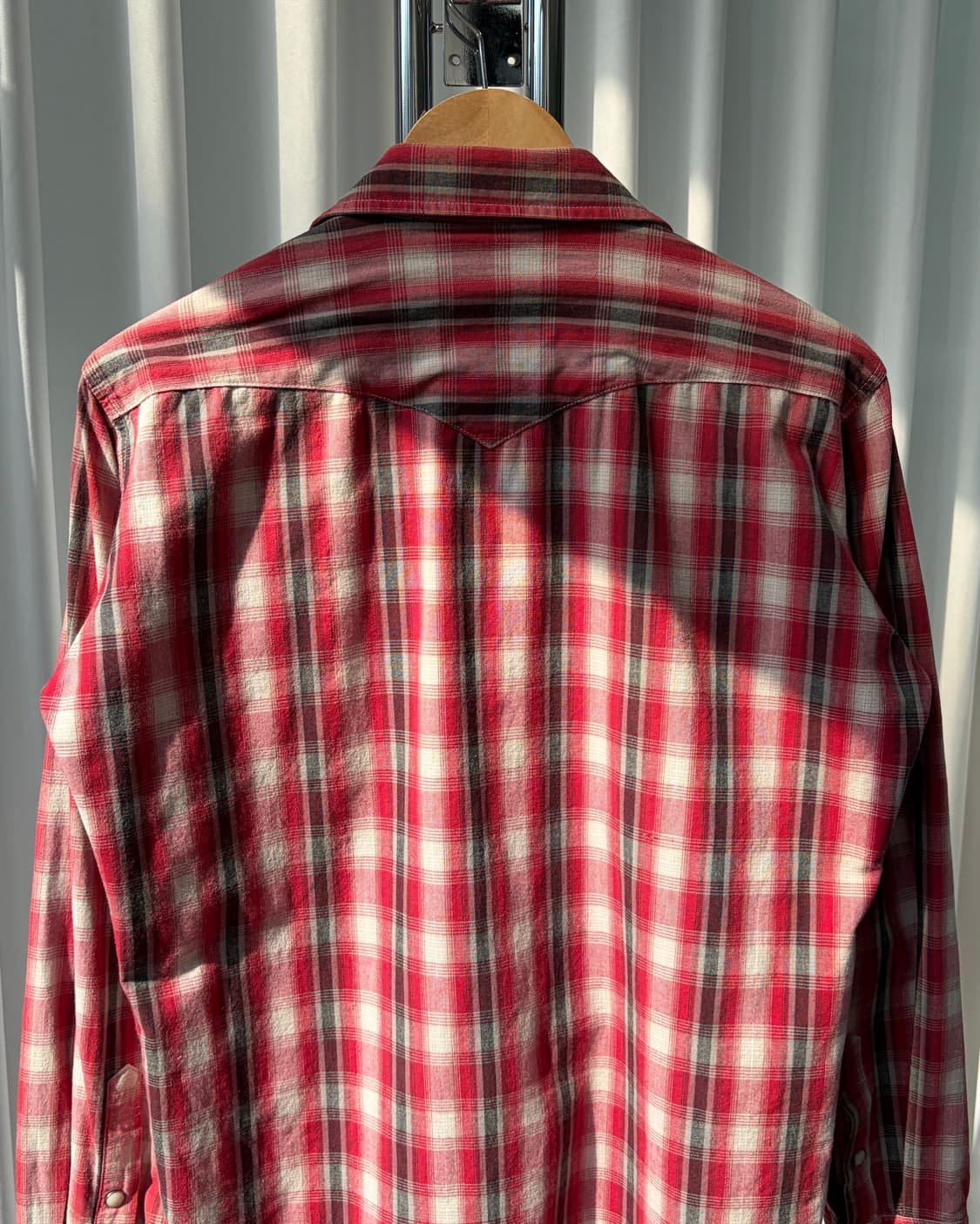 [M]랭글러 Wrangler JPN 플레이드 웨스턴 셔츠 상품이미지5