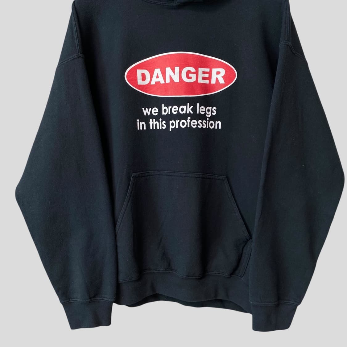 (L)길단 DANGER 프린팅 후드티셔츠 상품이미지4