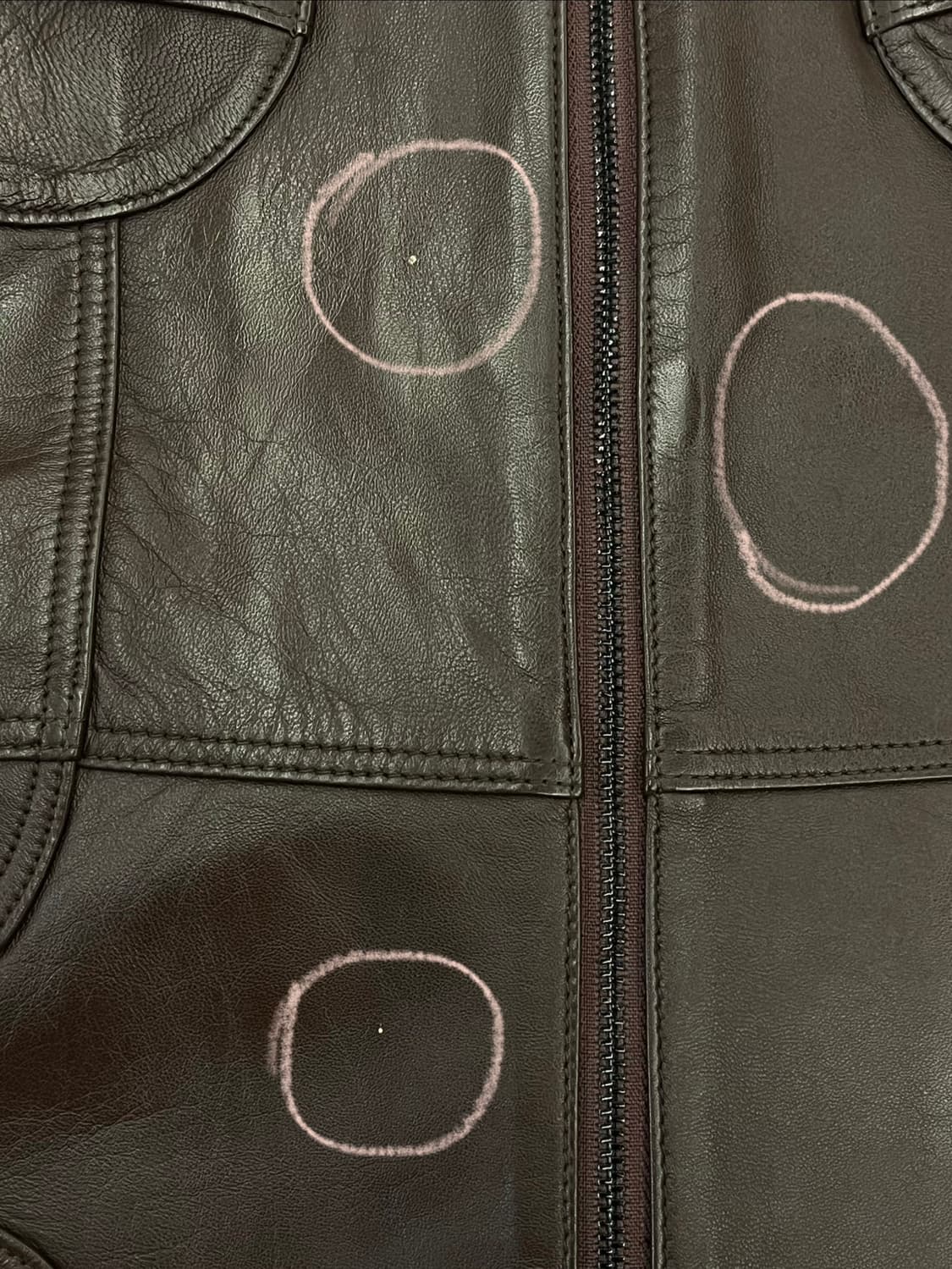 빈티지 양가죽 레더 자켓 브라운 66 #csz4002  상품이미지5