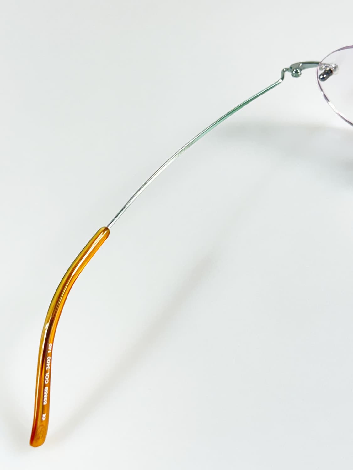 90s KALEIDO 무테 슬림 오벌 프레임 빈티지 안경 상품이미지7