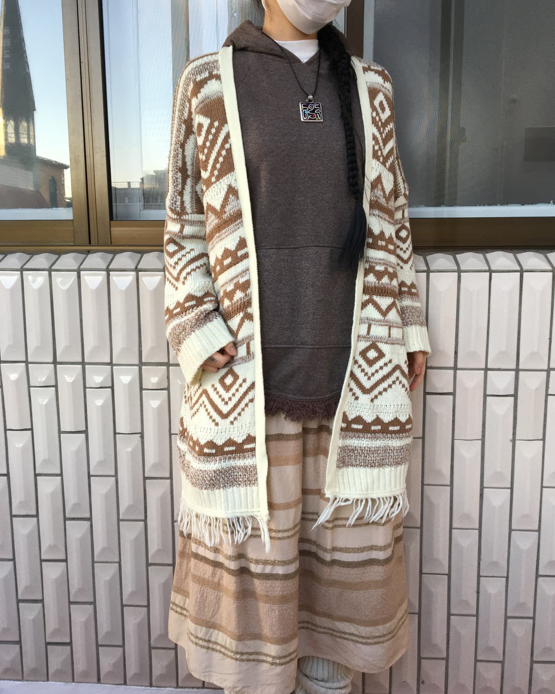 Nomadic mood knit open cardigan 상품이미지7
