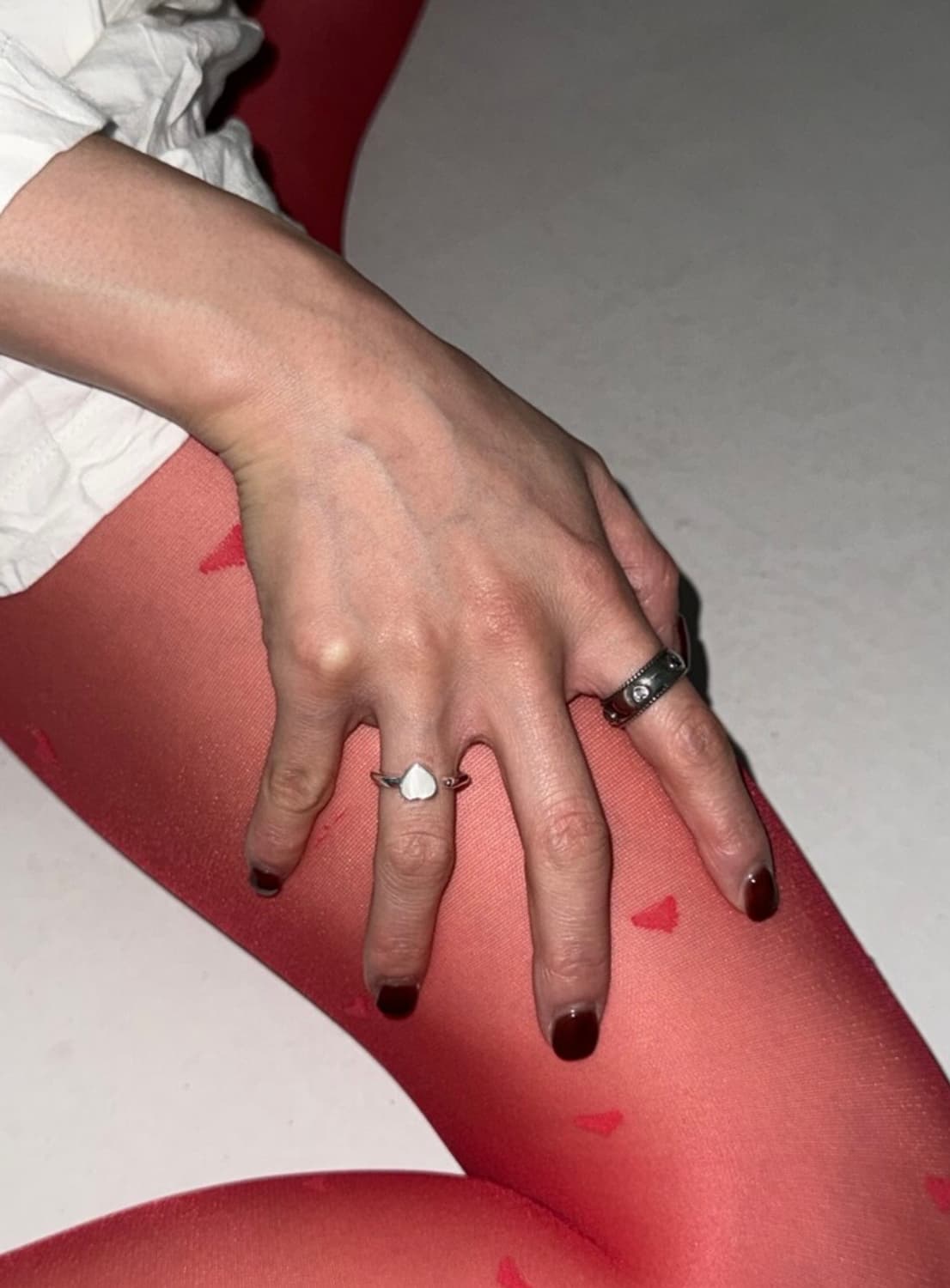 <새상품>실버925 오픈링 하트링 실버링 빈티지링 은반지 하트반지 상품이미지2