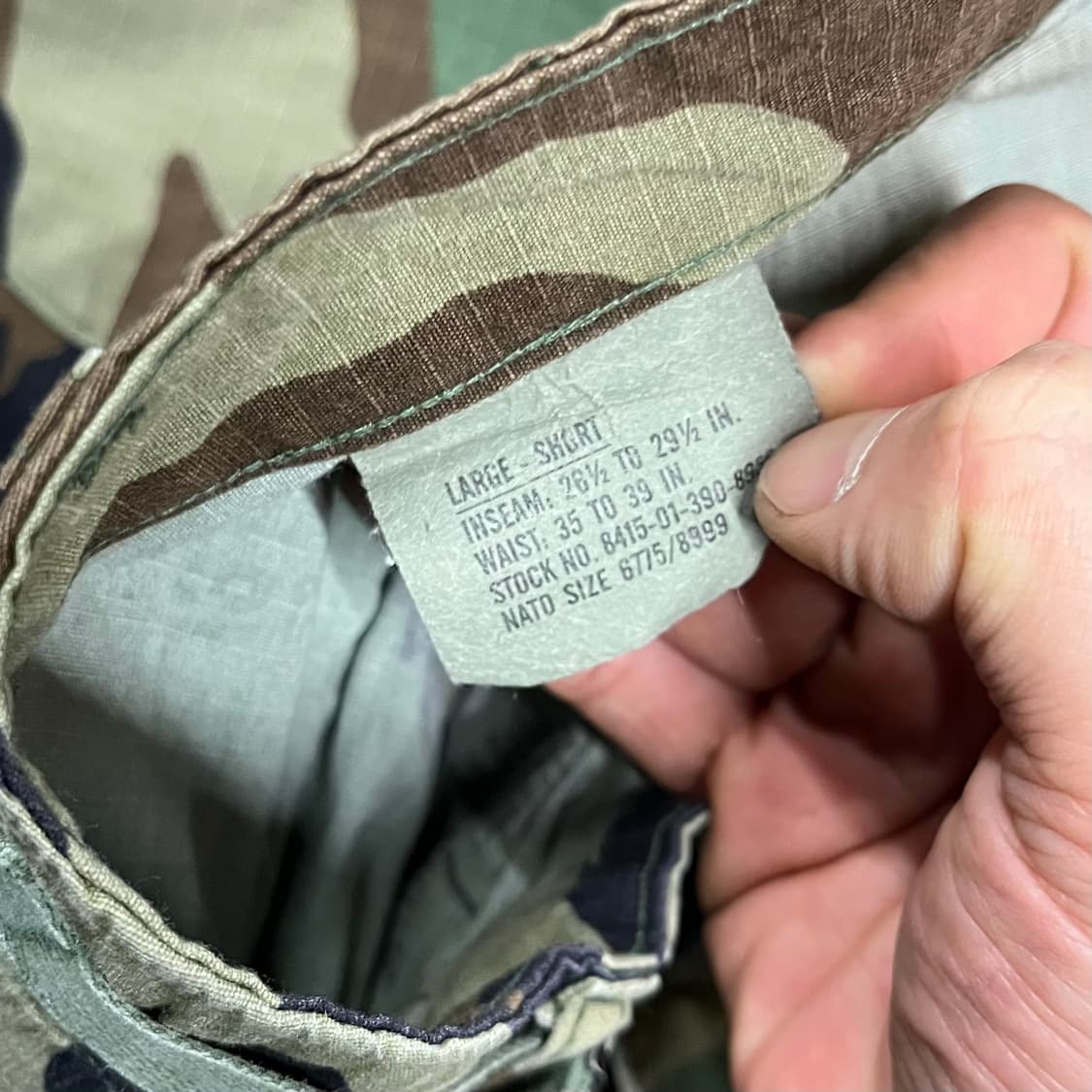 미군 우드랜드 BDU 팬츠 (L/S) 상품이미지5