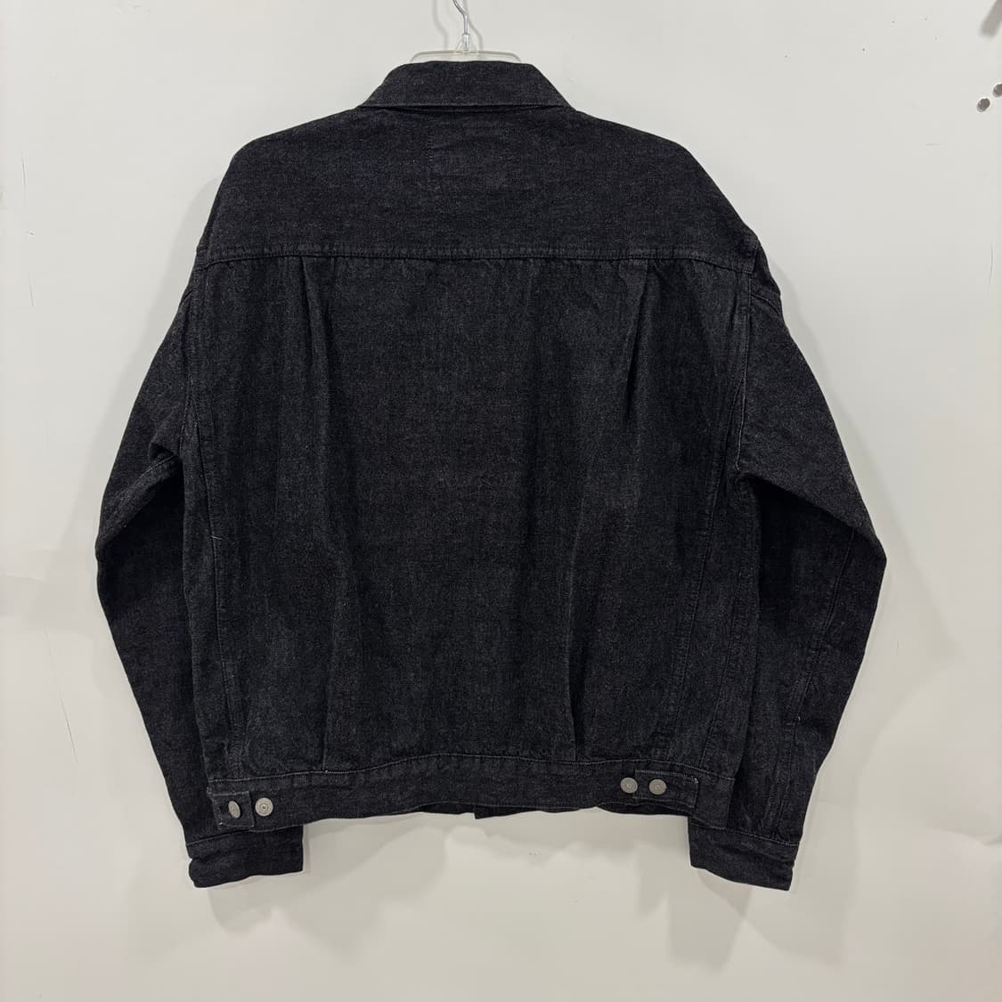 [44] 슈가케인 타입2 데님 트러커 자켓 블랙 상품이미지6