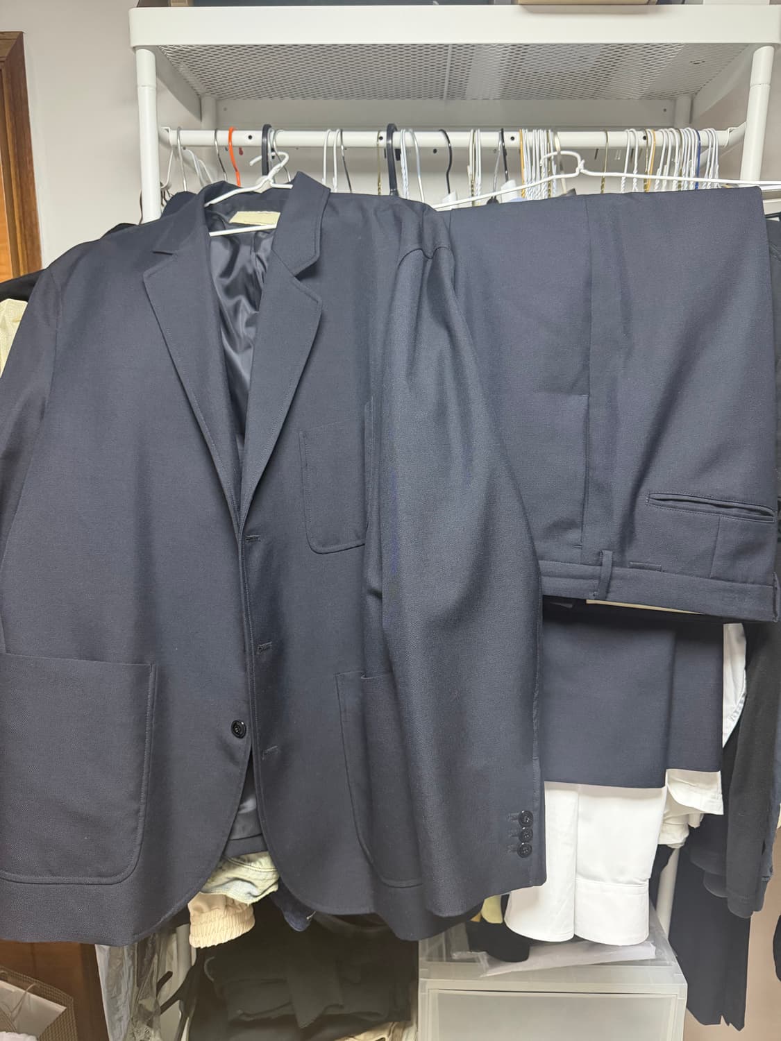 포터리 울 스포츠 셋업 다크네이비 (5) 상품이미지3