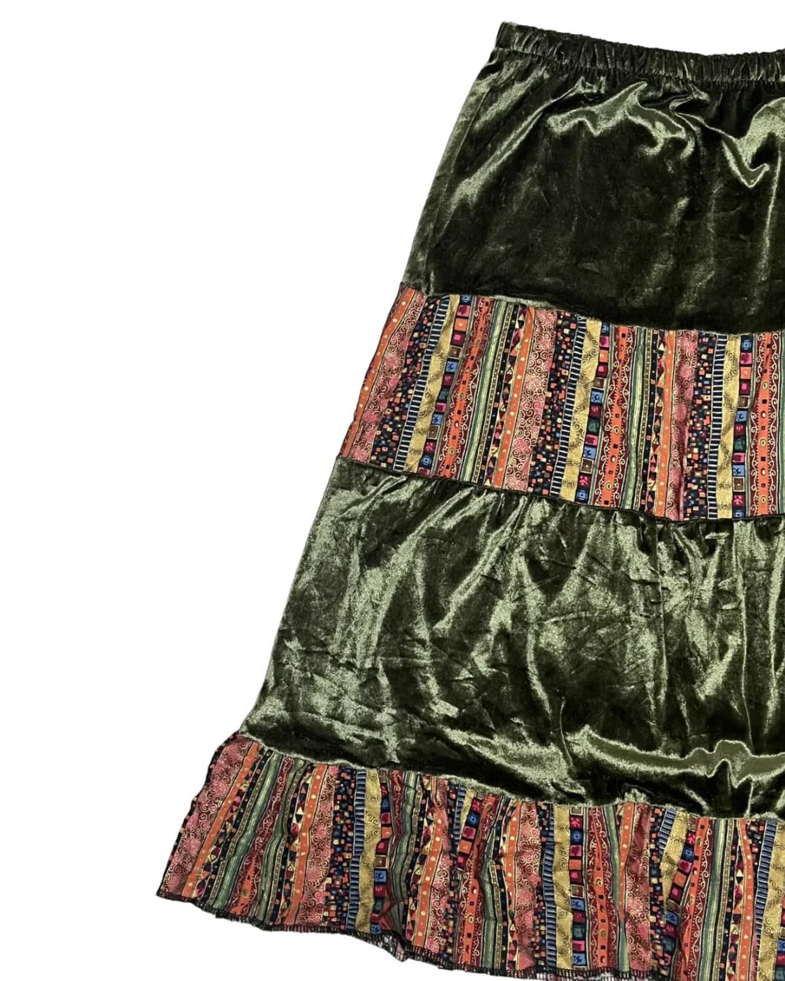 Velvet ethnic banding skirt 상품이미지4