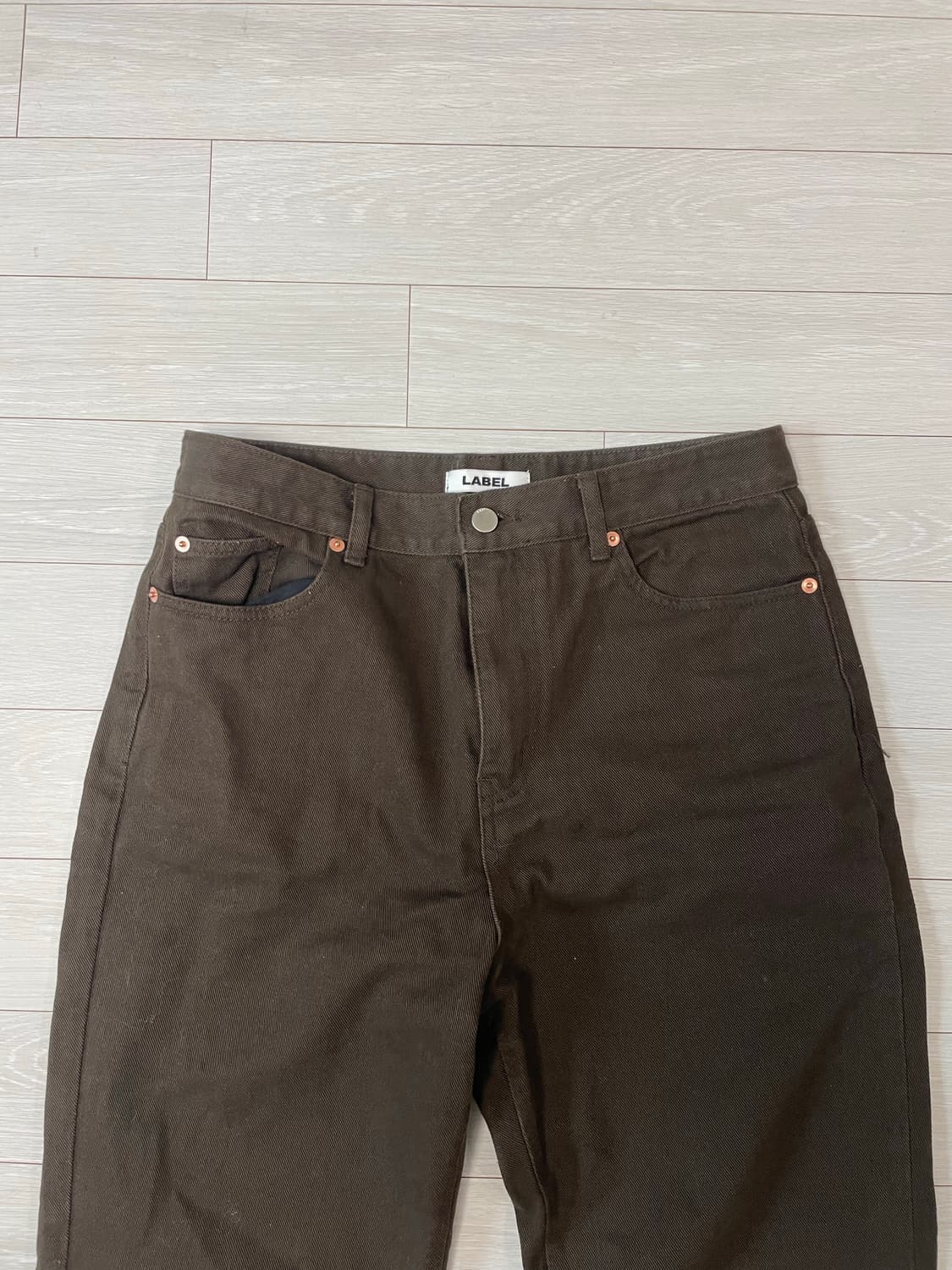 라벨아카이브 Brown Denim Pants 상품이미지2