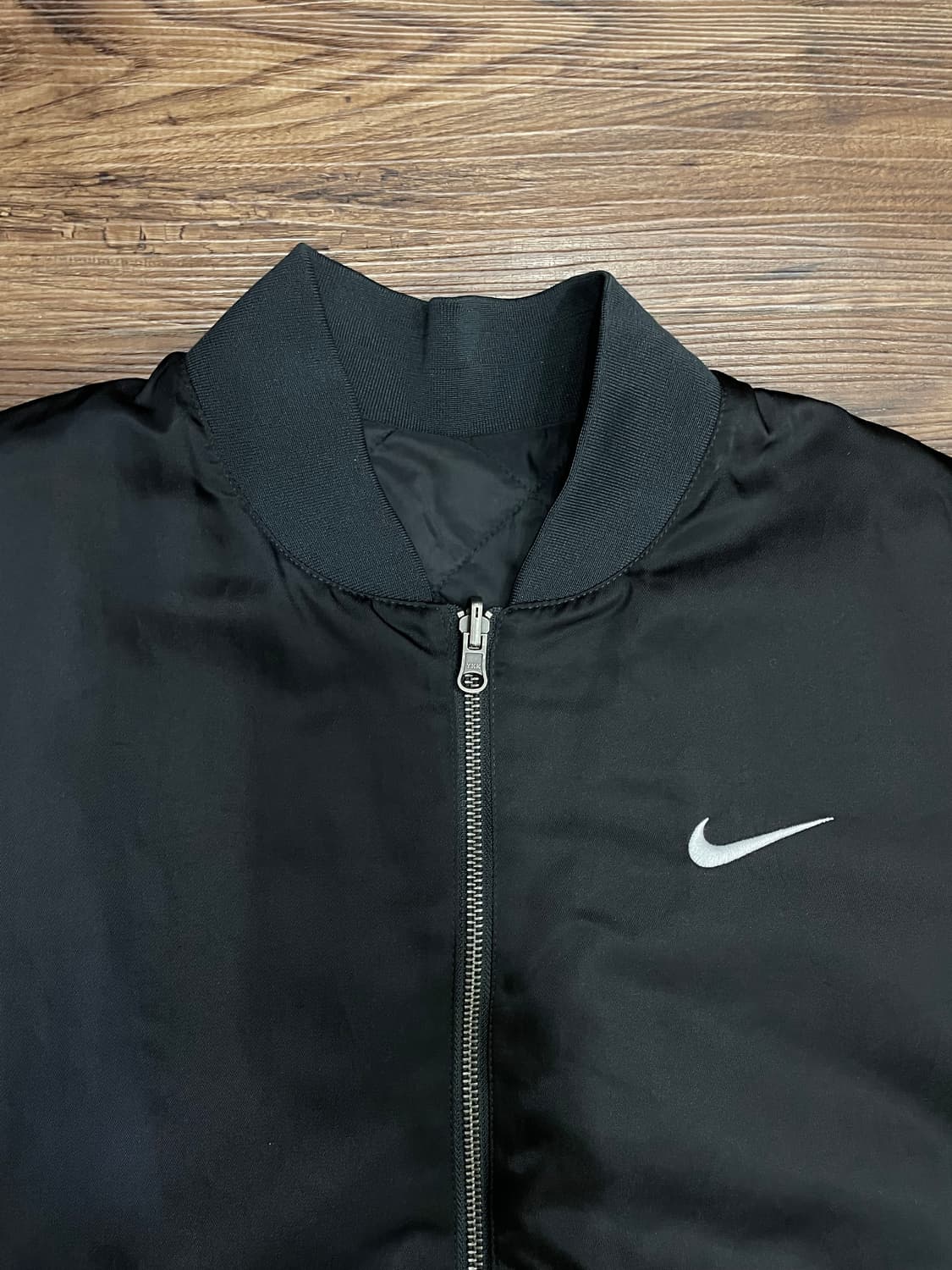 나이키 NSW 리버시블 바시티 봄버 자켓 블랙 상품이미지3