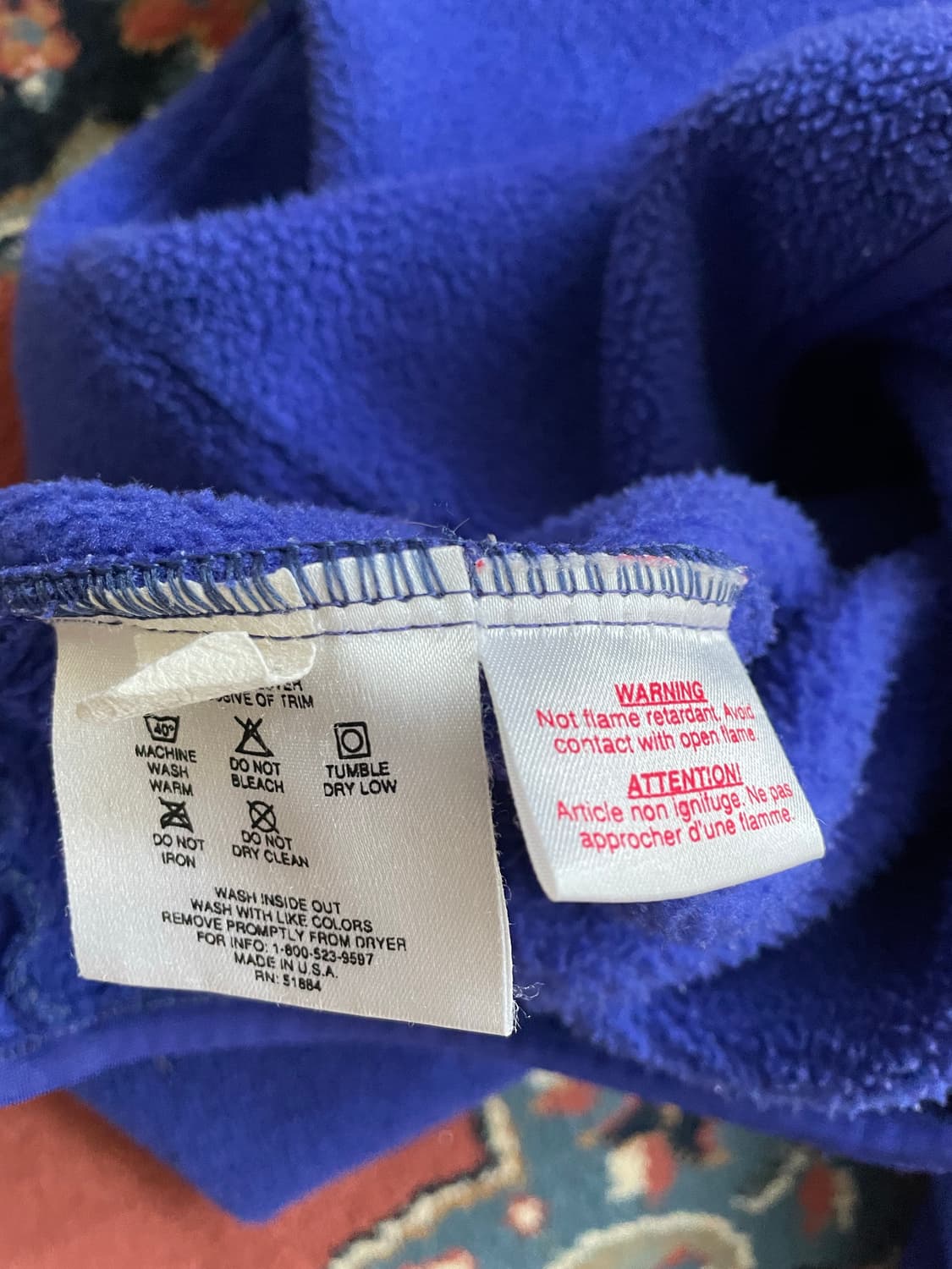 90s 파타고니아 신칠라 딥퍼플 xl 상품이미지8