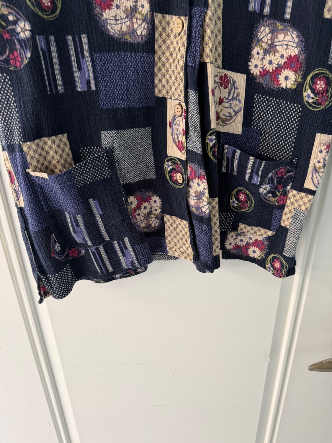 일본빈티지 모리 비대칭 가디건 블라우스 상품이미지8