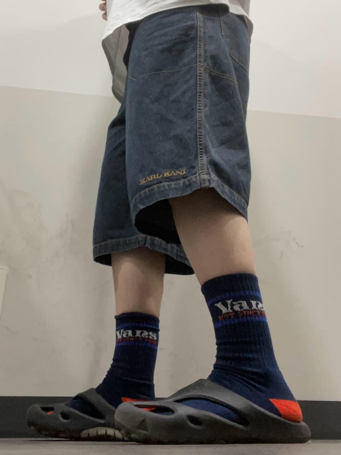 Karl Kani 칼카니 데님 배기 버뮤다 팬츠 상품이미지1