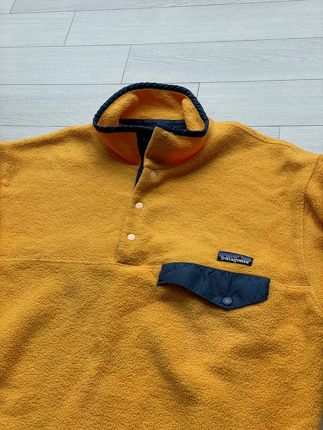 90s 파타고니아 신칠라 옐로우 네이비 rare 빈티지 상품이미지6