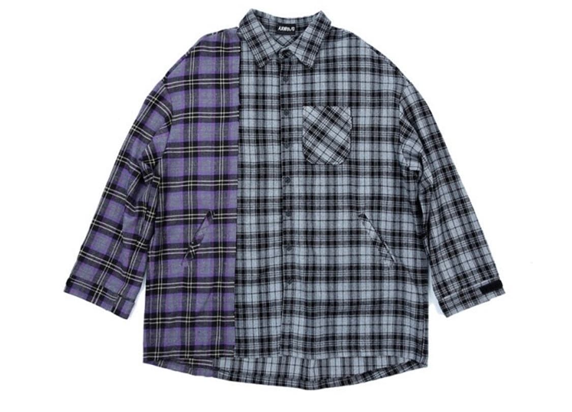 아조바이아조 투폴드 체크셔츠 상품이미지1