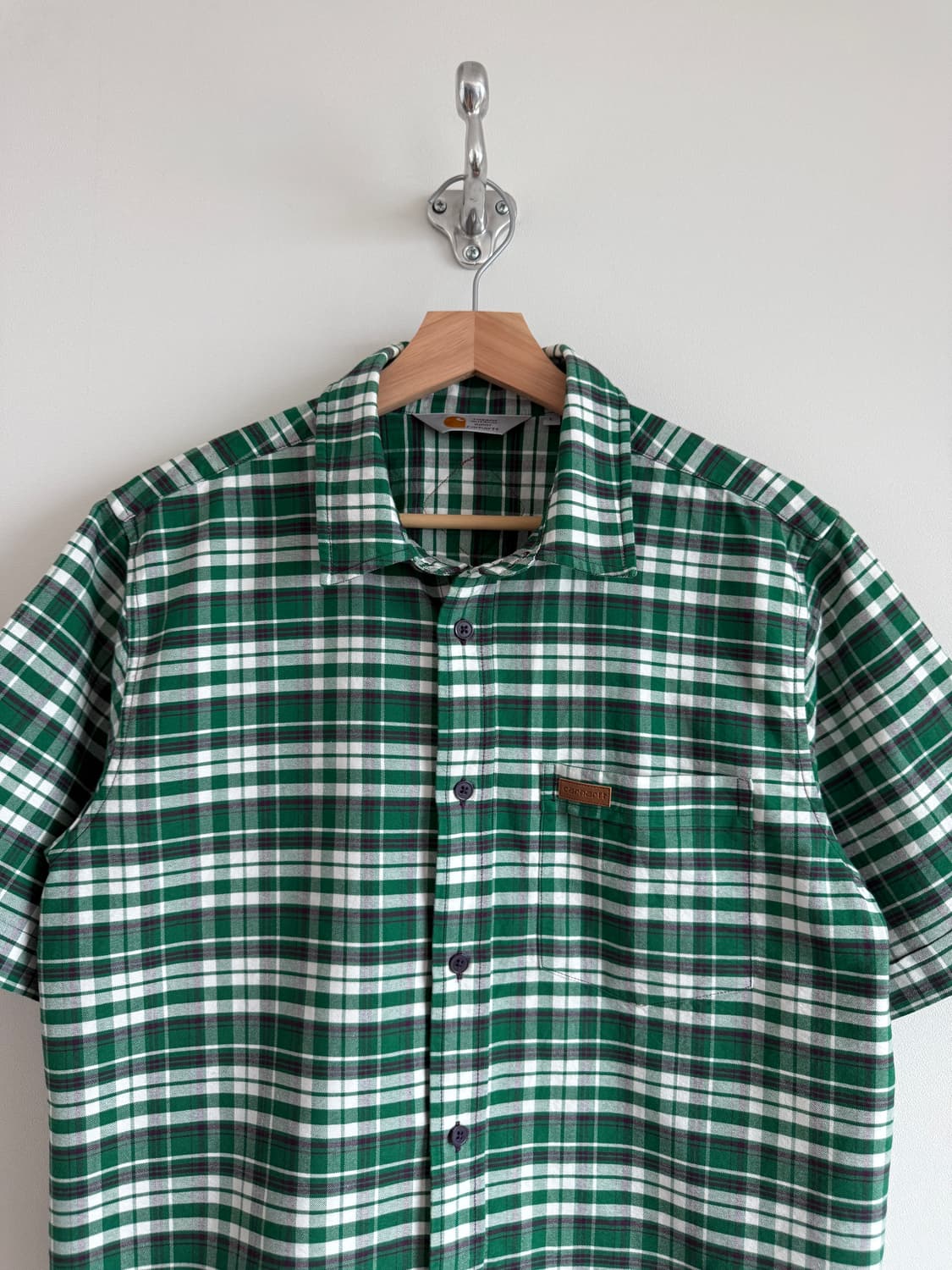 칼하트(Carhartt) 체크 반팔셔츠 상품이미지3