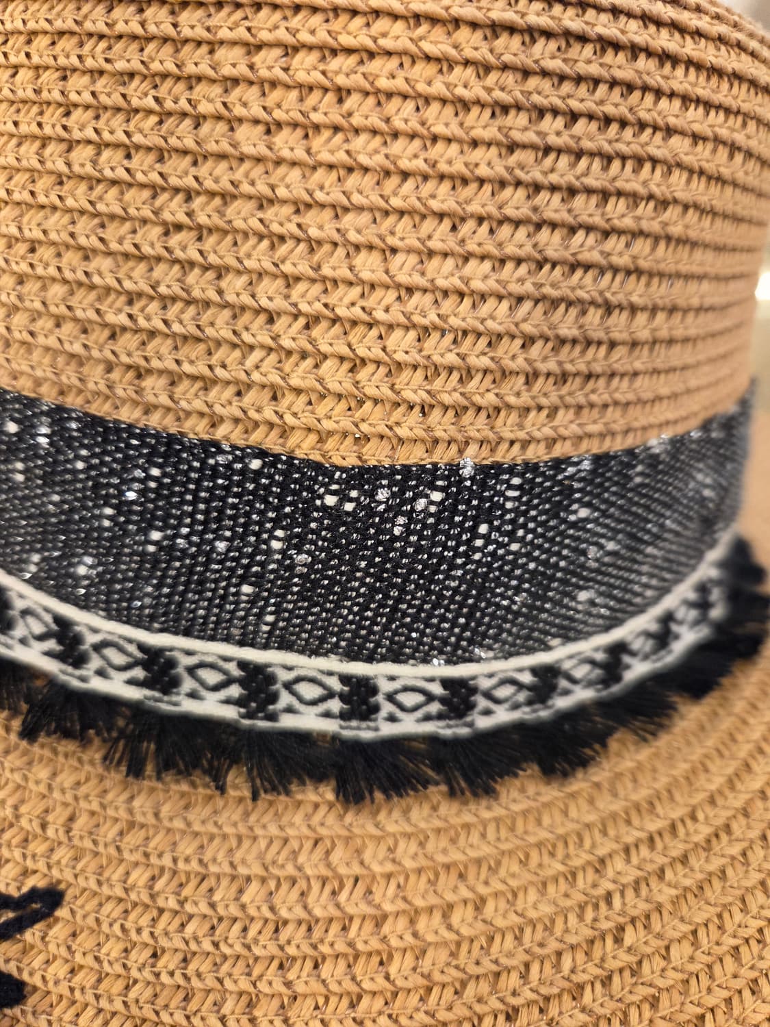 와이드앵글 라피아햇 상품이미지3