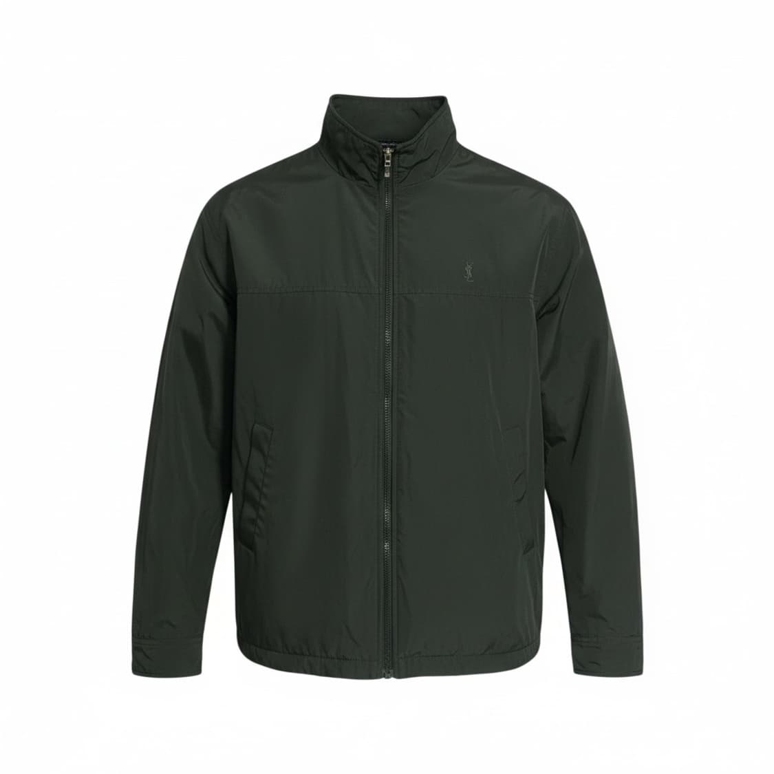 입생로랑 다크그린 블루종 점퍼 XL 상품이미지1