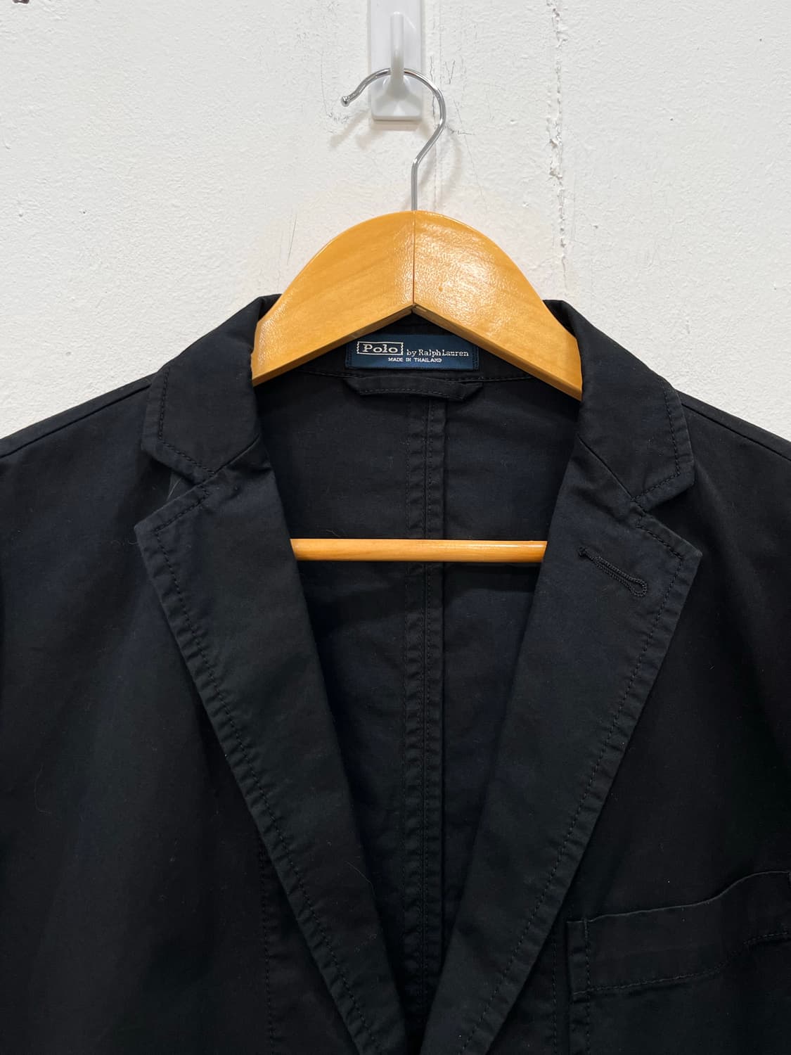 폴로 랄프로렌 블랙 코튼 블레이져 자켓 95-100사이즈 상품이미지4