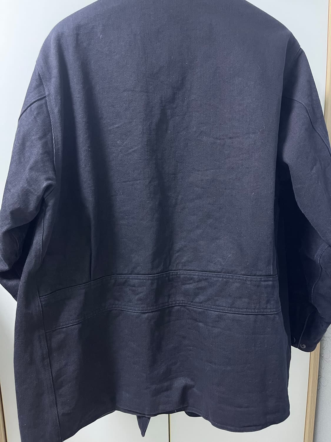 코모리 24aw 레더카라 데님자켓 3 상품이미지4